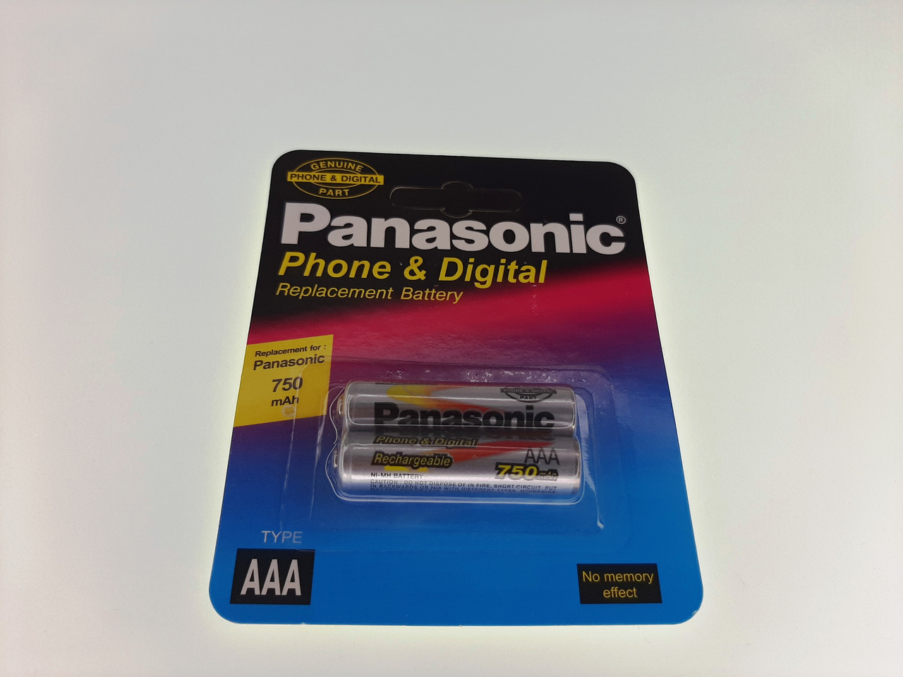 Акумулятор Panasonic Ni-MH HR03/AAA 1.2V 750mAh у блістері (2 шт)