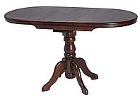 Стол обеденный раскладной из натурального дерева Калипсо 1100(+300)*700*h770 мм орех темный