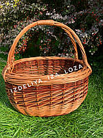 Одиночний кошик з подвійною ручкою «Коричнева»