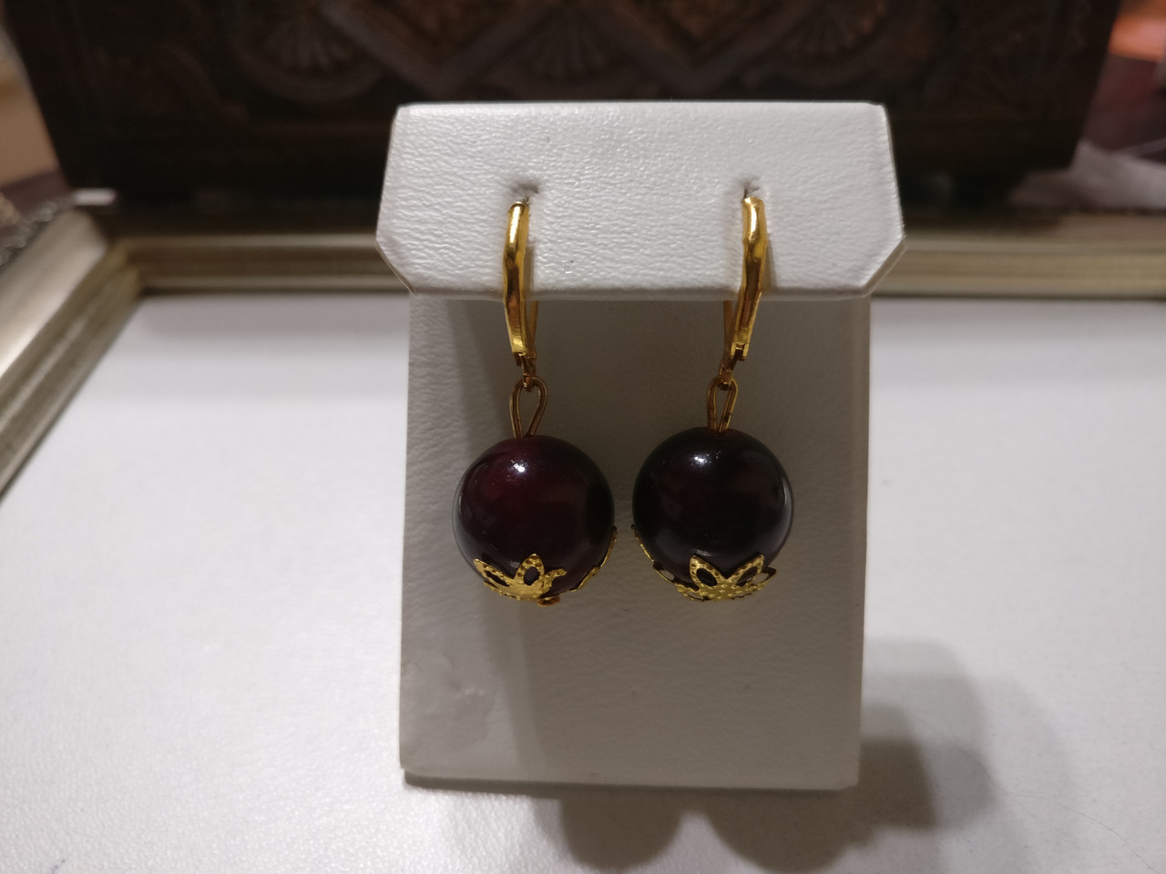 Сережки з кварцу