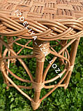 Табуретка з лози «Декоративна», фото 2