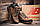 Чоловічі зимові шкіряні кросівки Clasic Brown, фото 8