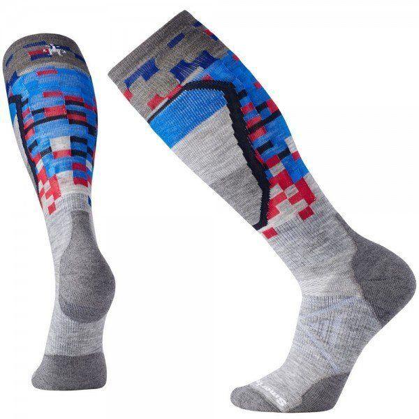 Шкарпетки чоловічі Smartwool PhD Ski Medium Pattern Light Grey, р. XL (SW 01330.039-XL)