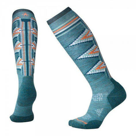 Шкарпетки жіночі Smartwool PhD Ski Light Pattern Mediterranean Green, р. M (SW 01331.A19-M), фото 1