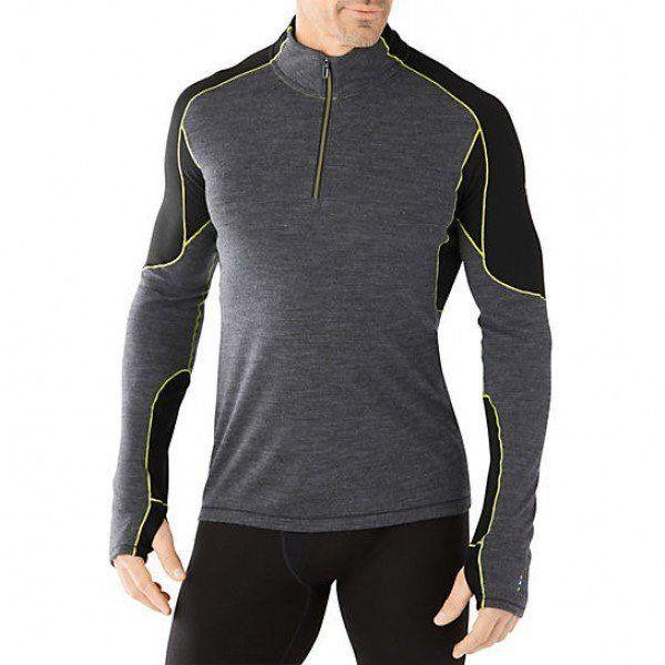 Термофутболка чоловіча Smartwool PhD Light 1/4 Zip Charcoal, р.XS (SW 14014.003-XS)