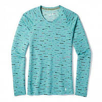 Футболка жіноча Smartwool Merino 150 Baselayer Print Long Sleeve Nile Blue, р. M (SW 15574.B46-M)