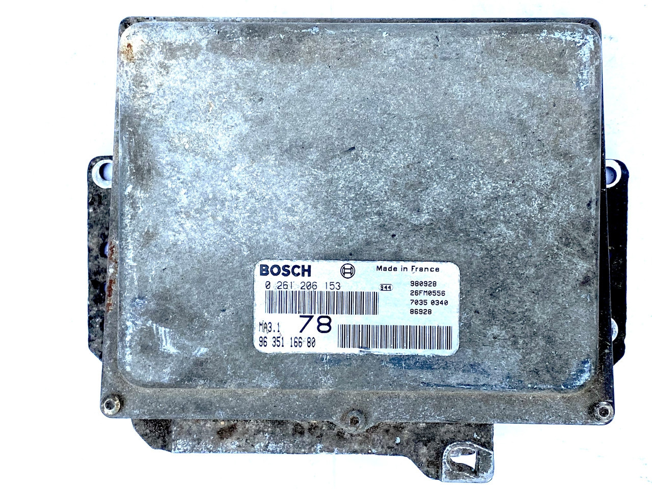 Блок керування двигуном citroen, peugeot 0261206153 / 0 261 206 153 Bosch 9635116680
