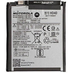 Батарея (АКБ, акумулятор) HD40 для Motorola XT1789 Moto Z2 Force, 2730 mAh, оригінал