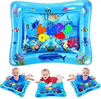 Надувной игровой развивающий детский коврик AIR PRO inflatable water play mat Водный развивающий коврик (5449)