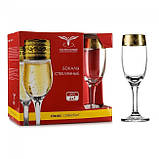 Набір келихів ОСБ Версаче голд 6 шт (TAV91-419), фото 2