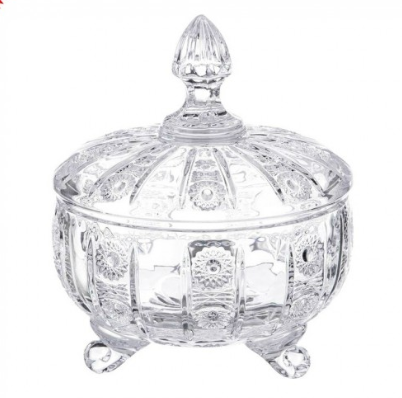 Цукорниця Helios з кришкою під кришталь 120 мм (5456)