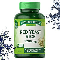Красный дрожжевой рис Nature's Truth Red Yeast Rice 1200 мг на порцию 120 капсул