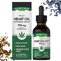 Конопляне масло + Омега 3, 6, 9 Nature's Truth Hemp Seed Oil 925 mg (contains Omega 3, 6, 9) 59 мл