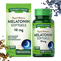 Мелатонін Nature's Truth Melatonin Softgels 10 мг 120 рідких гелевих капсул