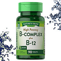 Вітамінний комплекс Nature's Truth B-Complex plus B-12 90 таблеток-комплекс с-12)