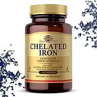 Залізо SOLGAR Chelated Iron 100 таблеток