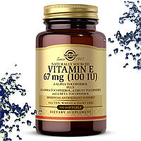 Вітамін Е SOLGAR Vitamin E 67 мг (100 IU) 100 гелевих капсул