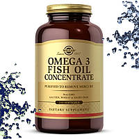 Риб'ячий жир SOLGAR Omega 3 Fish Oil Concentrate (Омега-3) 240 гелевих капсул