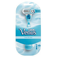 Gillette Venus Close&Clean верстат + 2 картриджі