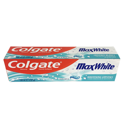 Зубна паста Colgate Max White з вибілювальними кристалами, 100 мл