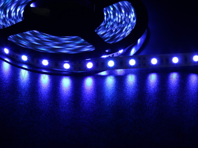 Світлодіодна стрічка 5050 60 LED синя 10.0-12.5 Lm/LED IP33
