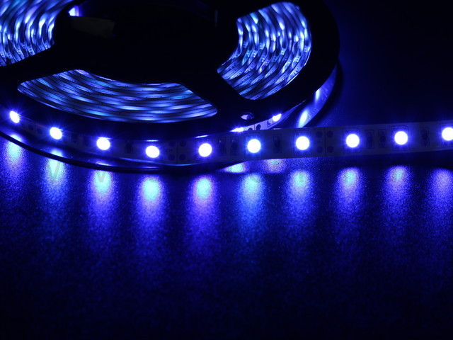 Світлодіодна стрічка 5050 60 LED синя 10.0-12.5 Lm/LED IP33
