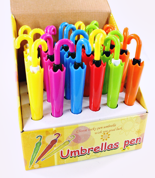 Ручка дитяча кулькова Leader Парасолька синя автомат 0,5мм арт.003072, фото 1