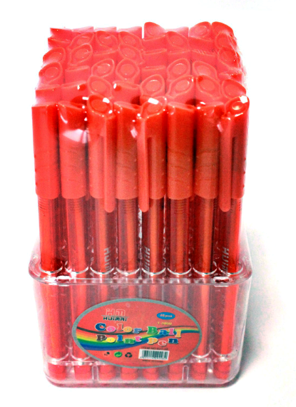 Ручка кулькова Leader помаранчова паста 0,5мм арт. 016708, фото 1