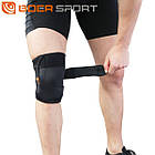 Наколенник с пружиной и утягивающими ремнями Boer 7914, фото 2