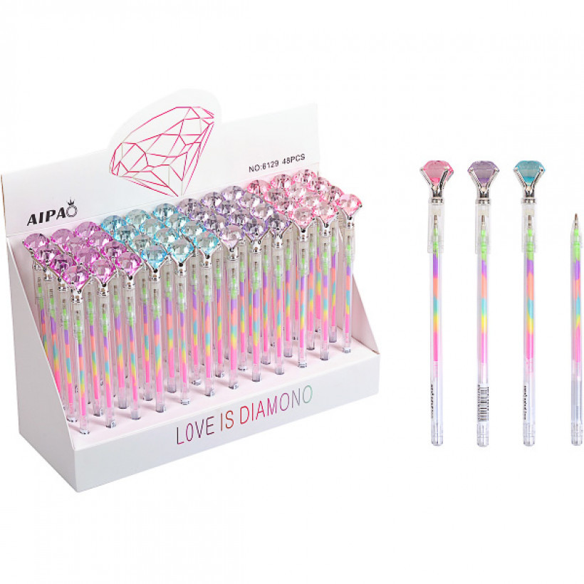 Ручка подарункова Color  гелева Діамант 0,38мм арт. 6129, фото 1