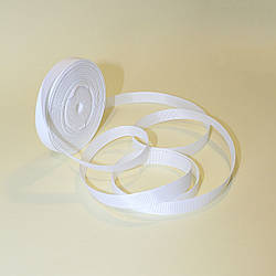 Репсова стрічка 1,2 см/колір айворі/ширина 1,2 см/бобіна 23 м