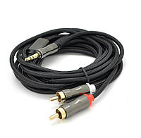 Аудио кабель Mini-Jack 3.5mm - 2хRCA VEGGIEG AR2-1.5 1.5m