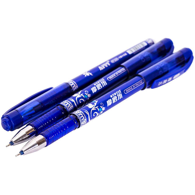 Ручка Пиши-стирай гелева з ластиком синя паста 0,5мм арт 3239D, фото 1