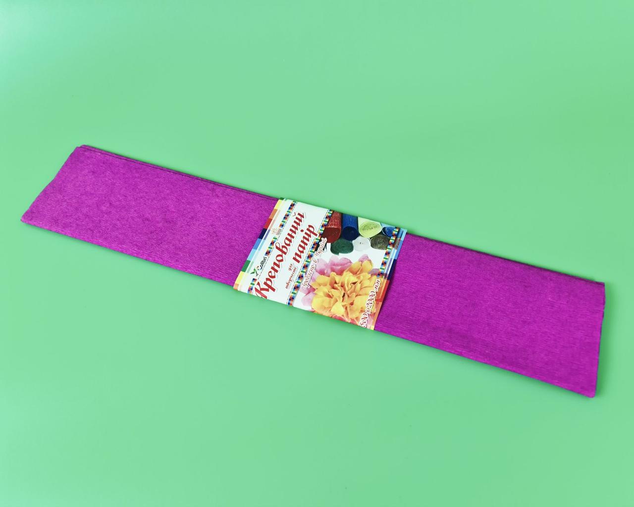 Папір креповий (гофрований) бузковий (1 пачка), фото 1