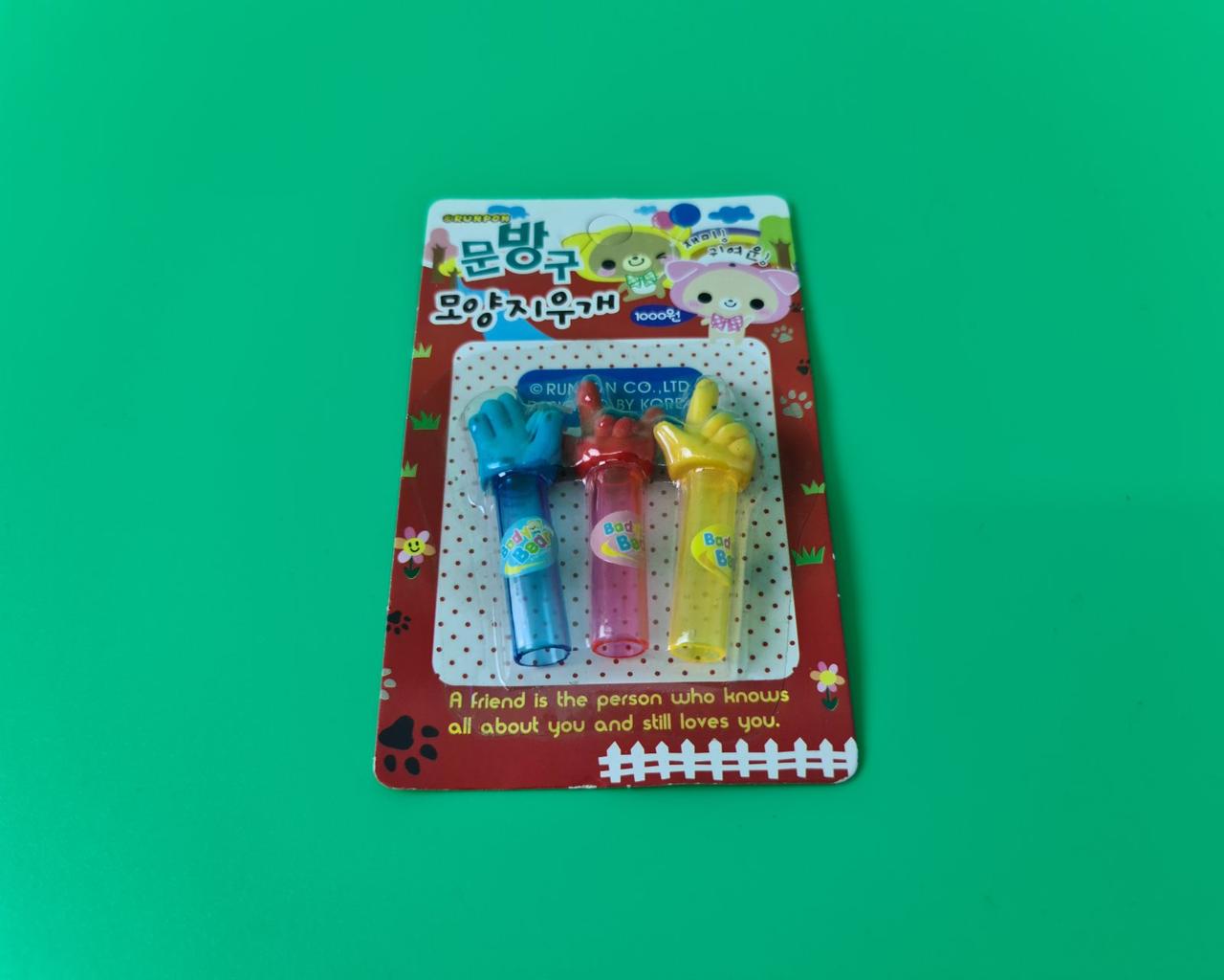 Гумка для стирання "Жести" в блістері 3 шт. арт NoST-23516 # (1 шт.), фото 1