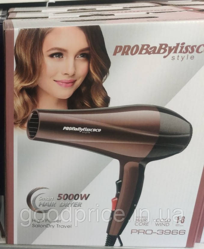 Фен для волосся BaByliss PRO coco style 5000Вт