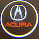 Логод на батарейках Acura. Бездротове лого дверцята Акура. Інфініті. Lazer door logo. - фото 1 - id-p1487745331