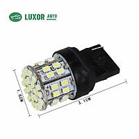 Авто LED лампы в задний ход, стоп, ДХО T20, W21W, 7440 50SMD, 12В, 21ВТ, белый