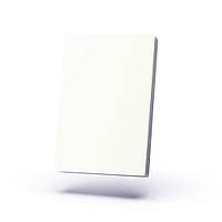 Алюмінієва композитна панель White 9010 1250х5800х3мм 0.21/0.21 матовий колір