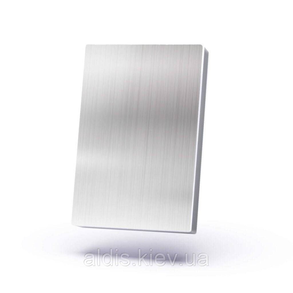 Алюмінієва композитна панель Brushed Silver 1220х5800х3мм 0.21/0.21