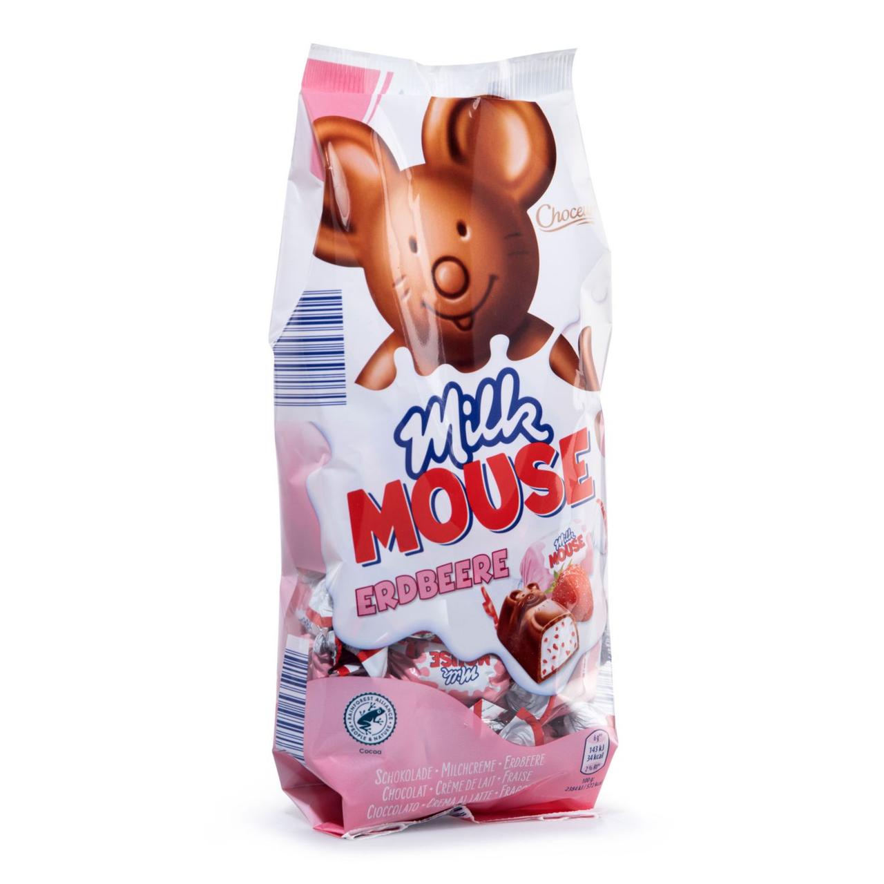 Шоколадные конфеты с клубничным йогуртом Chateau Milch Mause Erdbeere 210 г Германия - фото 2 - id-p1487754598