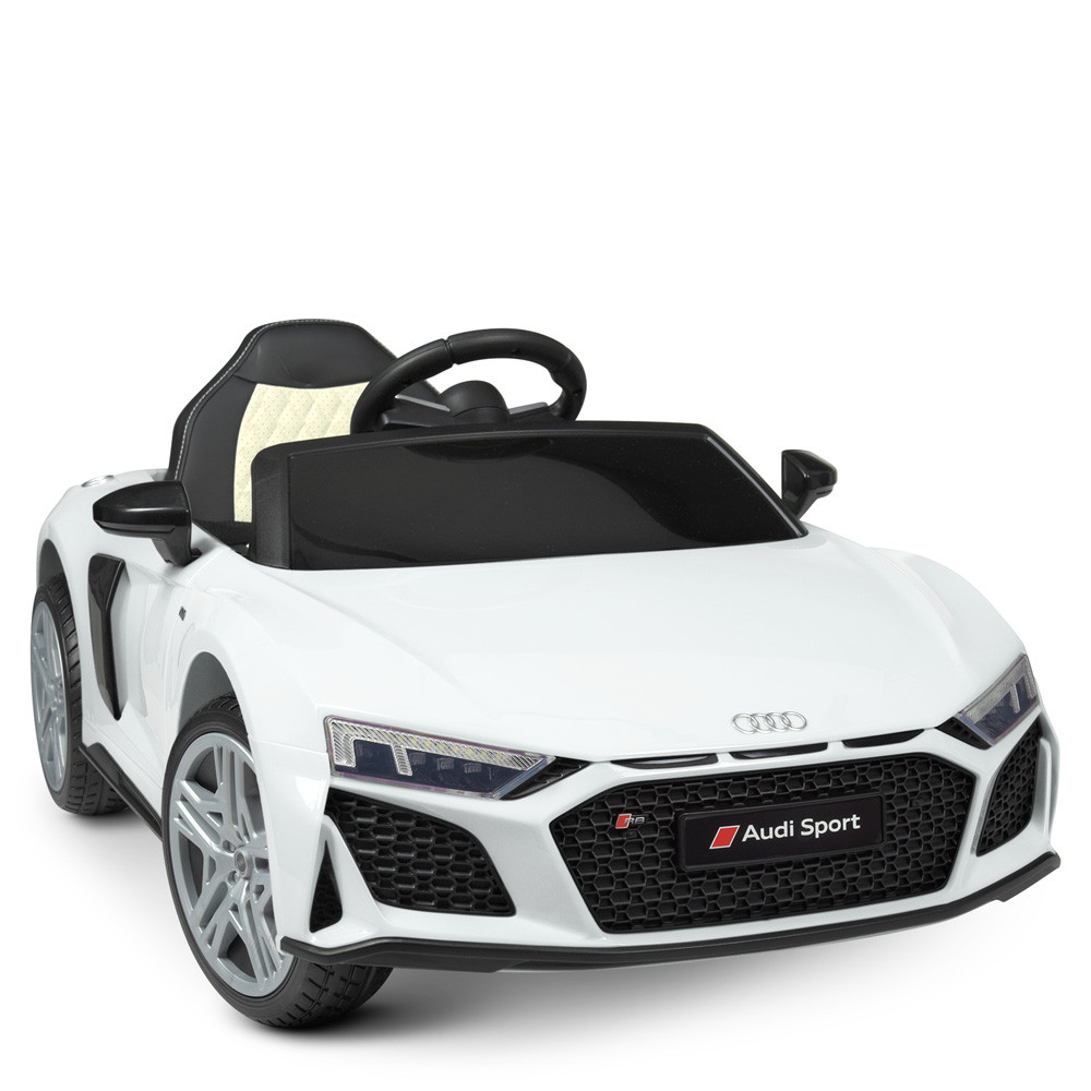Дитячий електромобіль (2 мотори по 28W, 1аккум12V7AH, USB) M 4629EBLR-1 Білий