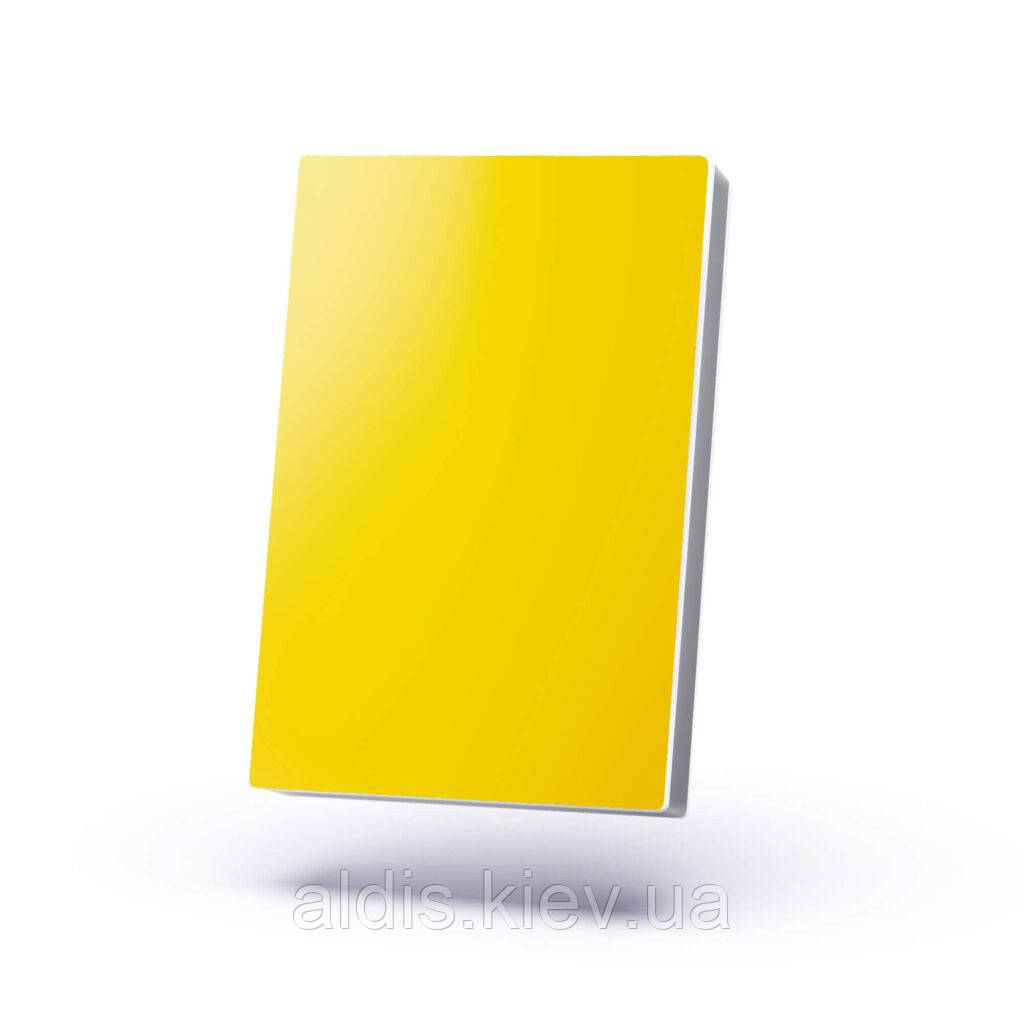 Алюмінієва композитна панель Yellow 1003 1250х5800х3мм 0.21/0.21 матовий колір, фото 1