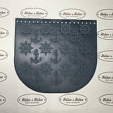 Клапан для в'язаної сумки "Якоря"., фото 3