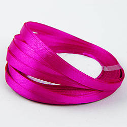 Стрічка атласна для пакування, 6 мм. фуксія