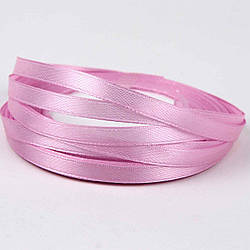 Стрічка атласна для пакування, 6 мм. темно-рожева