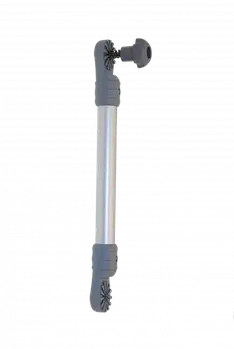 BORIKA FASTen Подовжувач для аксесуарів (L — 154 мм, Ø 22 мм) зі шліцами 15° (чорний/алюміній) Ex150