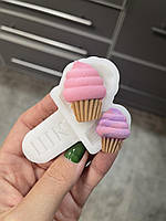 ЭКСКЛЮЗИВ! Силиконовый Молд для шоколада, карамели и мастики "Мини-кексы 2Д"