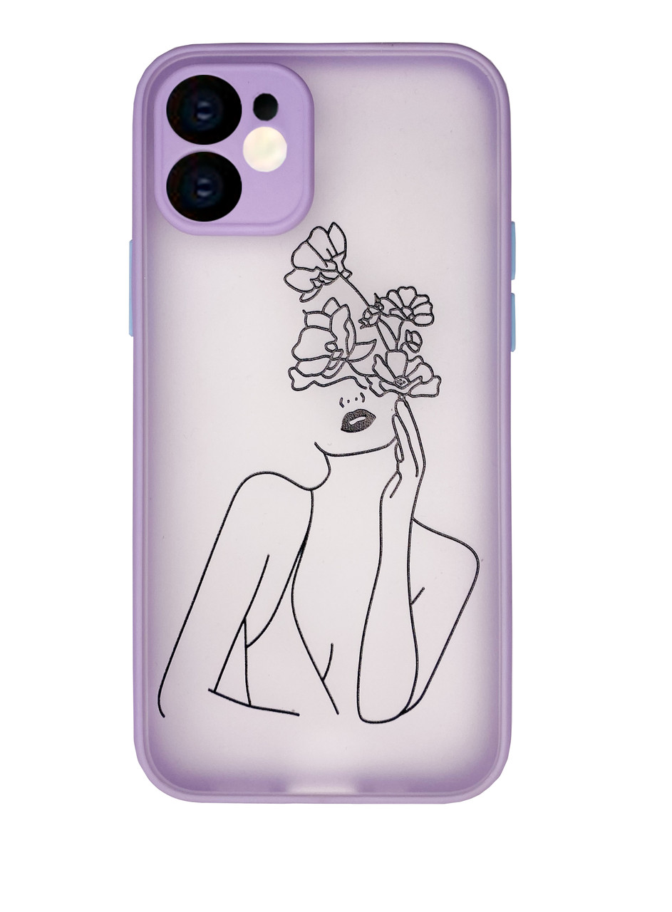 Чохол Протиударний для iPhone 12 (11) Girlflowers дівчина квіти