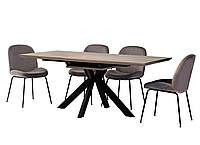 Стол Vetro МДФ TML-636 пепельный дуб | обеденный стол | раскладной стол | стол для гостиной и кухни